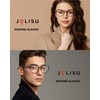 JOLISU 5 Pack Reading Glasses For Women and Men,Blue Light