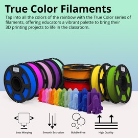 MakerBot 375-0076A Sketch PLA Filament for School Activities with Sketch 3D and Sketch Large 3D Printer Compatibility (True Frosty Blue, 2.2lb)