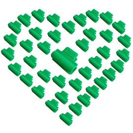 40 Pcs Greenhouse Clamp Garden Hoops Clips for Netting Garden Net Clips Film Row Cover Netting Tunnel Hoop Shed Film Clip Shading Net Rod Clips Film Buckles (16mm)