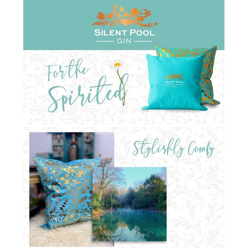 Silent Pool Gin Decorative Scatter Cushion - 38 x 38