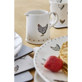 Cooksmart British Designed Milk Jug | Ceramic Milk Jug for Milk Or Creamer | Milk Jugs for All Type of Kitchens - Farmers Kitchen