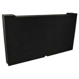 vhbw 1 x Foam Insert Compatible with Dewalt Tough-Box DS150, DS300, DS400 Tool Box - Individually Adjustable, 2 Layers, Foam Black