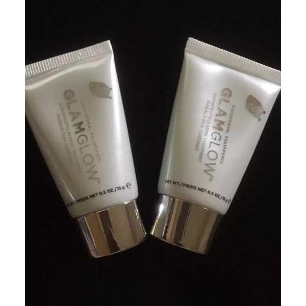 GLAMGLOW 2 X Glamglow Supermud Clearing Treatment 0.5 oz each