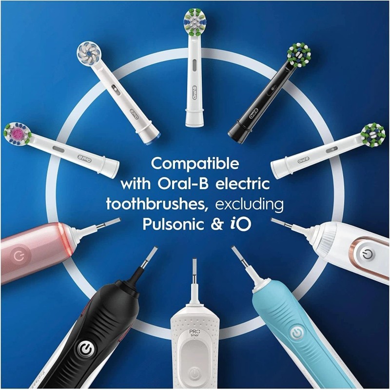 Oral-B Oral B Cross Action Electric Toothbrush Head Black Color