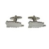 Puerto Rico Map Shape and Flag Design Cufflinks