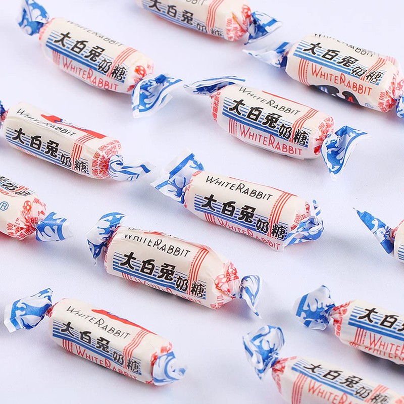 White Rabbit Toffee 227g/bag (about 40pcs/bag) 8oz/bag Festive Candy 大白兔奶糖