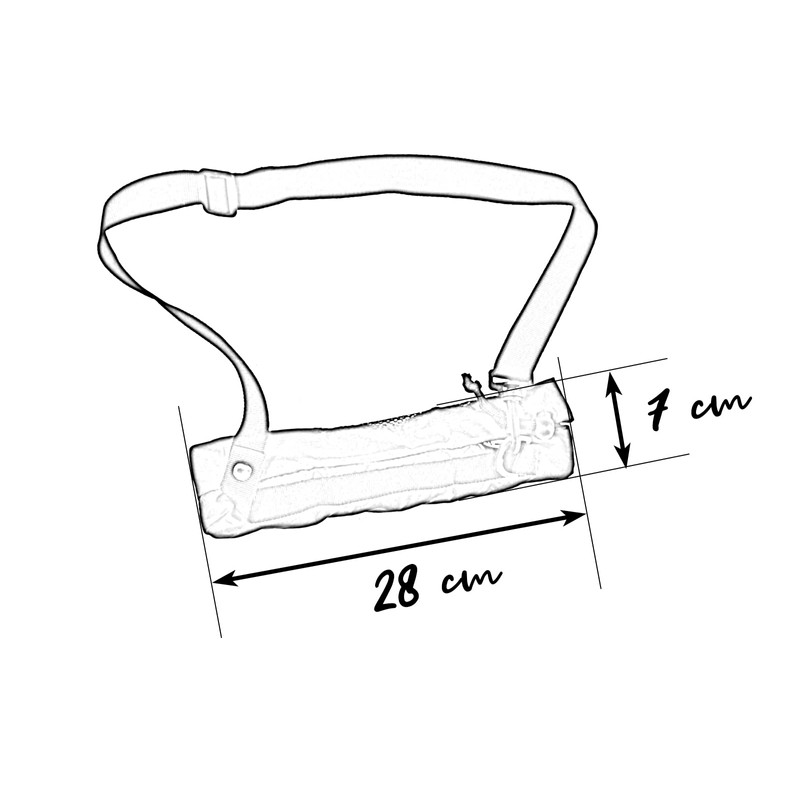 Pocket Umbrella Trekking Case for Hanging, red, Functional