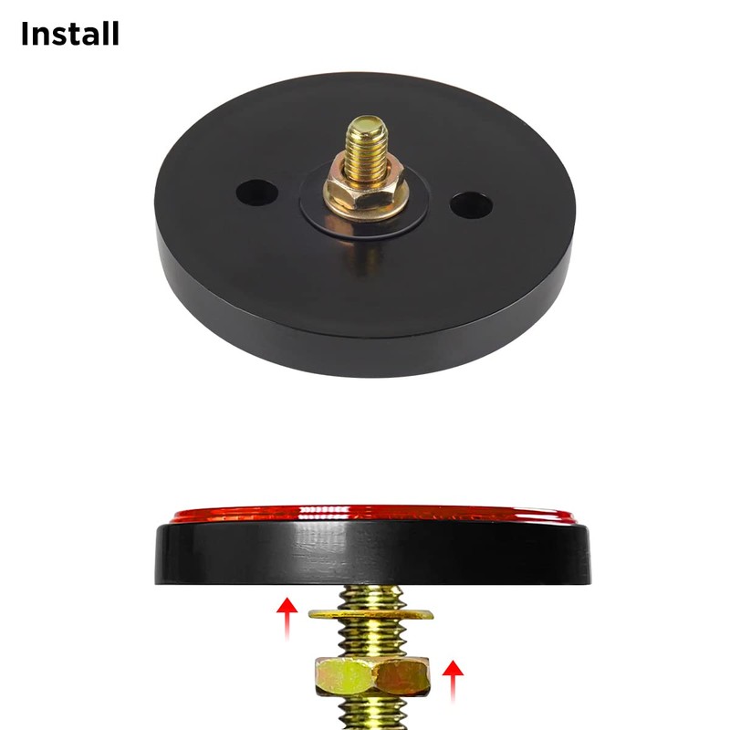 Pack of 6 Diameter 59 mm Motorcycle Bicycle E4 Round