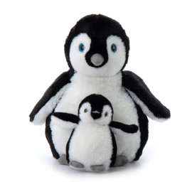 The Petting Zoo Softee Penguin Stuffed Animals, Mom and Baby, Gifts for Kids, Penguin Plush Toy 12 inches