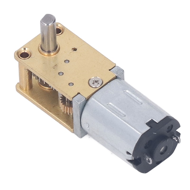 12V DC Geared Motor with Fixed Base Single Shaft Brushed