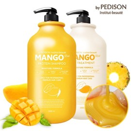 Pedison [Pedison] Mango Protein Mildly Acidic Shampoo & Treatment 2000ml - 01. Mango Rich Shampoo 2000ml / [페디슨] 망고 단백질 약산성 샴푸 & 트리트먼트 2000ml - 01. 망고리치 샴푸 2000ml