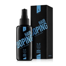Angry Beards Hair Doping | Hair Growth Serum to Promote Hair Growth | Contains Biotin, Caffeine & Natural Oils | Airless Pump Bottle for Maximum Freshness | Men's Hair Care, 100 ml
