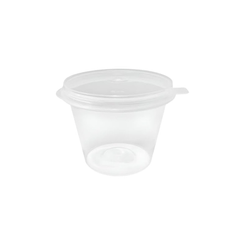 Fiesta Recyclable Portion Pot with Lid, 50 ml, Pack 50