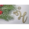 Stocking Letter Tag in Gold (Gold)