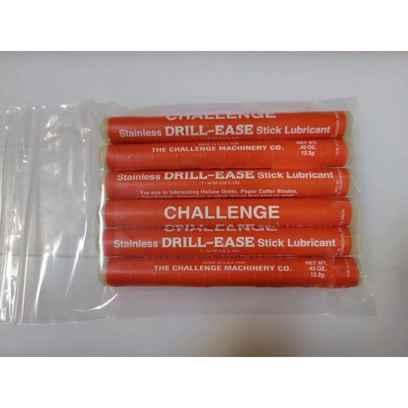 DRILL-EASE Stick Lubricant DR-2 Paper Drill Wax Stick - Pkg
