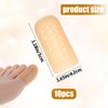 YUXIANLB 10PCS Big Toe Cap Support, Gel Toe Protectors, Breathable