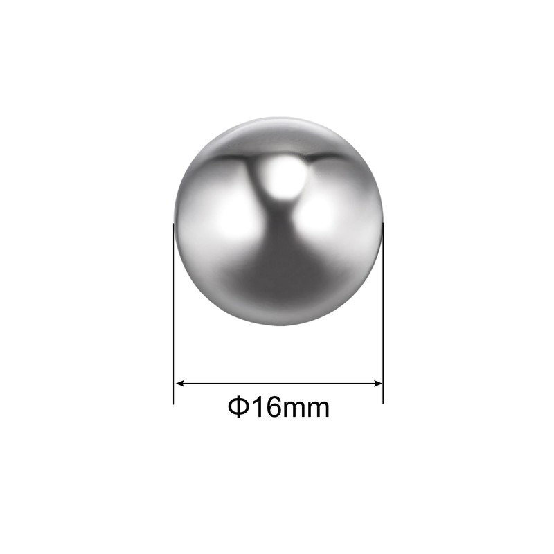 sourcing map 10pcs 16mm 201 Stainless Steel Bearing Balls G200