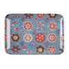 Thomas Paul Melamine Kalamkari 3 Tray Set, 6.5"X9.5, Multi