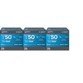 Arrow Fastener 506IP Genuine T50 3/8-Inch Staples, 5,000-Count - 3 Pack