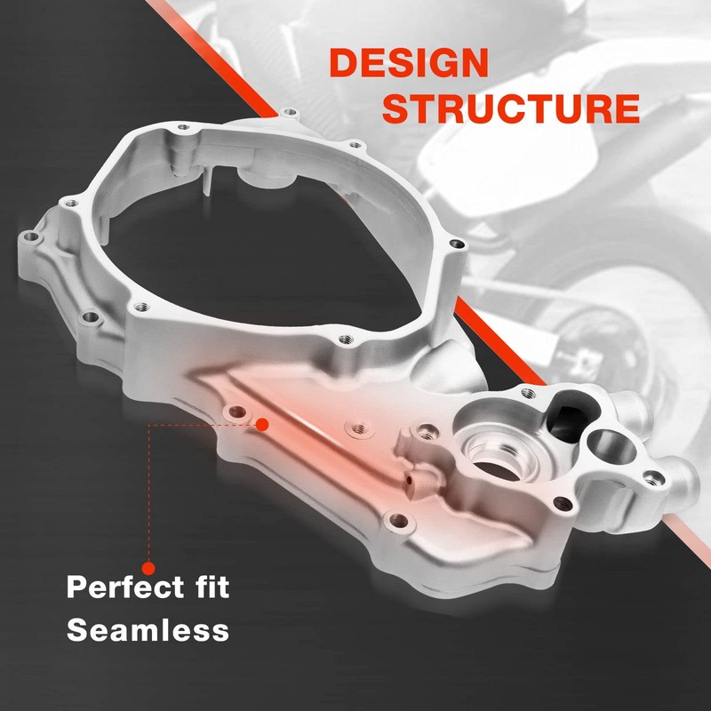 A-Premium Right Passenger Side Engine Clutch Crankcase Cover Compatible with