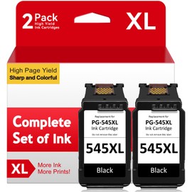 SUNPRINTZ 545 XL Black, Printer Cartridges 545 Compatible with Canon 545, PG 545 Black Compatible with Pixma TS3150 TS3151 TR4550 TR4551 MG2555s MG2550s TS3350 MX495 MX490 TS3450 MG3050 MG3050