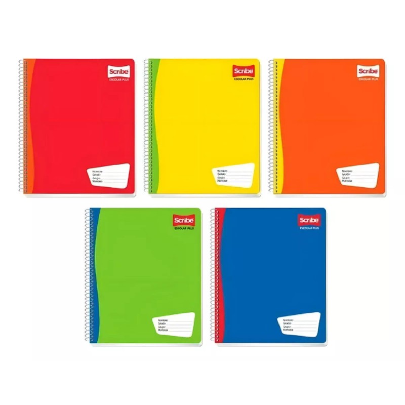 Scribe Escolar Plus Cuaderno Pro 100h Cuadro Chico Pack De