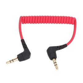 Wisoqu Cable de Conexión de Micrófono TRS a TRS de 3,5 Mm, Adaptador de Micrófono Conveniente de Calidad de Sonido de Alta Fidelidad, Cable de Micrófono Compatible con Teléfonos