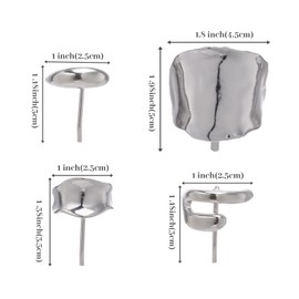 4 Pcs Silver Hair Cuffs for Ponytails Holders, Metal High Ponytail Buckle Clip Hair Rings Hair Accessories for Women, Hair Jewelry Charm for Braids Festival Accessories Daily Party Christmas Gifts