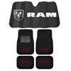 Plasticolor NEW RAM Logo Red Horns 4pc Carpet Car Truck