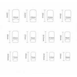 Quadratische Kunstnägel, bunt, glänzend, französisches Acryl, vollständige Abdeckung, zum Aufdrücken, Kunstzubehör für Damen, 24 Stück