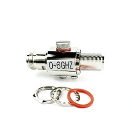 GIZWIZ RF Coaxial Lightning Arrestor High Voltage Surge Protecter N Female to N Female 0-6GHz