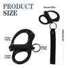 HSOKEW 8pcs Quick Release Shackle with Leather Handle for SCBA