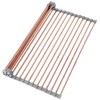 blueden 15.74" x 17"Large Roll Up Dish Drying Rack Over