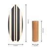 Balance Board Indoor Surfboard Surf Style Home Fitness with Wheel