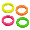 Lucky Line Medium Key Identifiers, Neon, 4 Pack (16706)