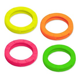 Lucky Line Medium Key Identifiers, Neon, 4 Pack (16706)