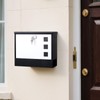 Locking Mailbox Wall Mounted Vertical– Jssmst mailboxes with Key Lock