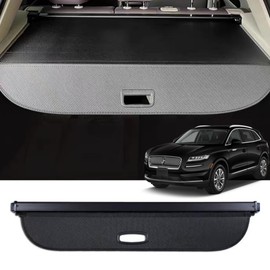 Okutech Retractable Cargo Cover Compatible with 2019-2023 Lincoln Nautilus and MKX 2016-2018, Rear Privacy Screen Car Storage Trunk Luggage Tonneau Security Shade (Cap Compress)