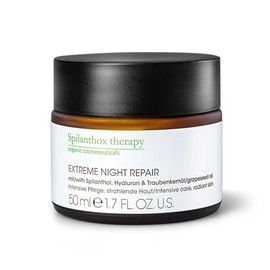 Spilanthox therapy - Extreme Night Repair - Face Cream for Wrinkle Reduction - Intensive Anti-Ageing Face Care Overnight - Spilanthol, Hyaluronic Acid & Zinc - Vegan Natural Cosmetics - 50 ml