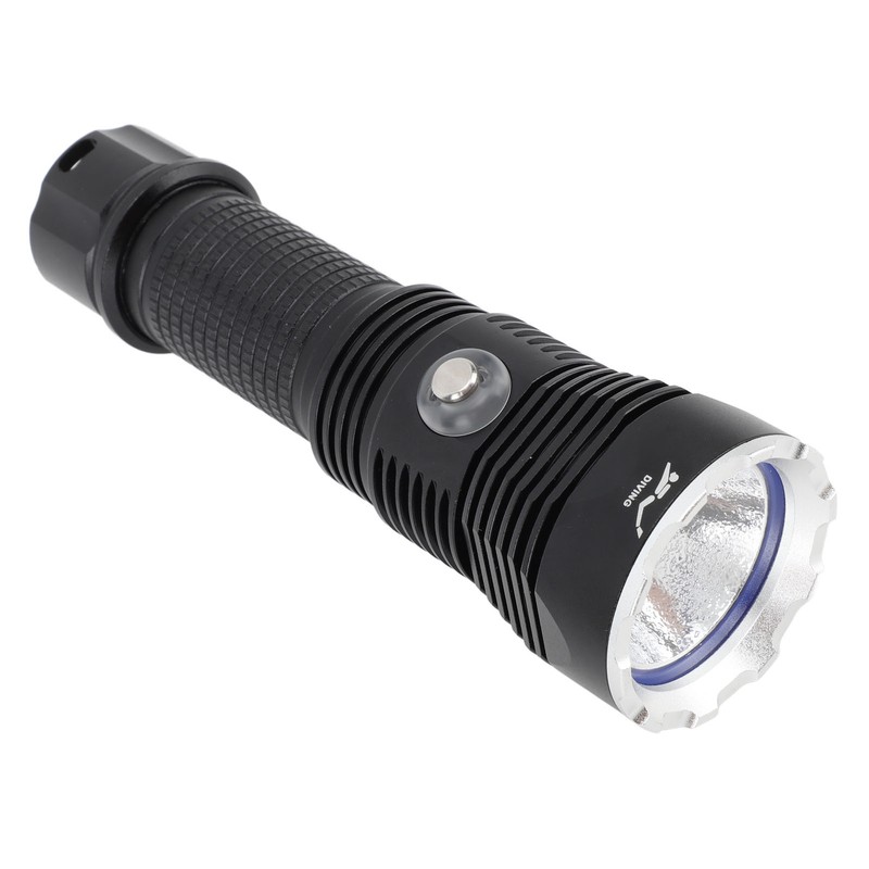 Diving Flashlight LED IPX8 Waterproof Infinitely Dimmable 100M 3000LM White