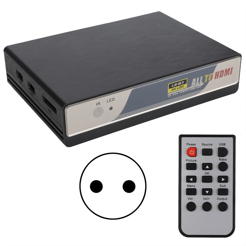 HDMI 4K Scaler Converter Box Support PA / NTSC /