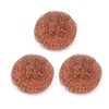 USHXVG 3 Pieces Copper Dishwashing Cloths, Copper Cleaning Pads, Eco-Friendly