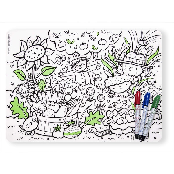 MODERN-TWIST Garden Play + 4 Markers Mark-Mat, Mat & Marker