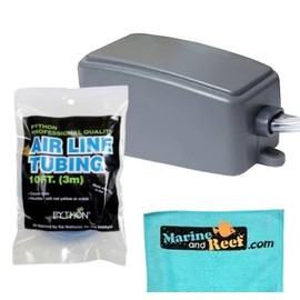 Koller Aqua Lift Pump, Python 10 ft Clear Airline Tubing & Towel Bundle (3 items)