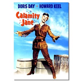 Calamity Jane A3 Unframed American Western Musical Film Advert Poster Day Keel Vintage Stars Photo Picture