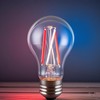 SHUWDKAR 3 Color Temperature LED Bulb E26 Medium Base, Red