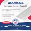 6" Wide x 1/4" High Fluted Aluminum Threshold (3 FT