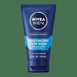 NIVEA MEN Maximum Hydration Moisturizing Face Wash, 5 Fl Oz Tube