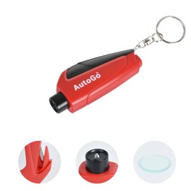 AutoGo Emergency Escape Hammer, 1 Second Escape, Multi-functional, Underwater Application, For Cars, Rescue Hammer, Highly Durable, Window Cracking, Seatbelt Cutter, Escape, Car Glass, Escape Hammer,