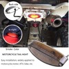 Evomosa - Luz trasera de freno universal para motocicleta, luz